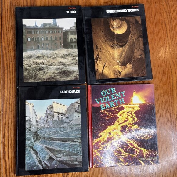 Other - Lot of 3 Planet Earth Books Time Life Books Flood Earthquake Underground Worlds